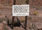 NOTICE: THERE ARE FIVE ACTIVE FEDERAL MINING CLAIMS IN THIS AREA ON BOTH SIDES OF THE ROAD. DUE TO CHANGES IN THE MINING LAWS, EVERY ONE NEEDS TO GET A PERMIT TO BE ON THE CLAIMS. TO GET A PERMIT, SEE DON AT 9049 OATMAN RD. QUESTA MINES.